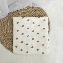 初生婴儿包单纯棉纱布宝宝包被襁褓包巾新生儿抱被薄款产房用绉布