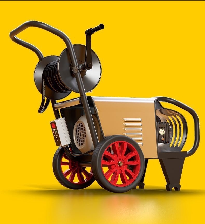 New Black Cat Commercial Car Wash Machine 220V High-Pressure Car Wash Shop High-Power Industrial Cleaning Machine for Farms
