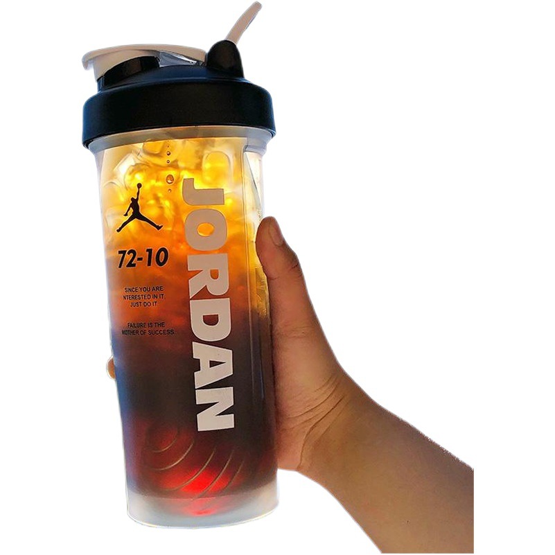 Shake Cup Sports Water Cup Portable Male Student Plastic Water Cup Large Capacity Water Kettle Anti-fall High Temperature Fitness Cup