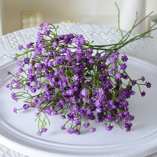 Simulated Starlight Wedding Decor Hand Held Bouquet Soft Silicone Star Single Plastic Artificial Flower