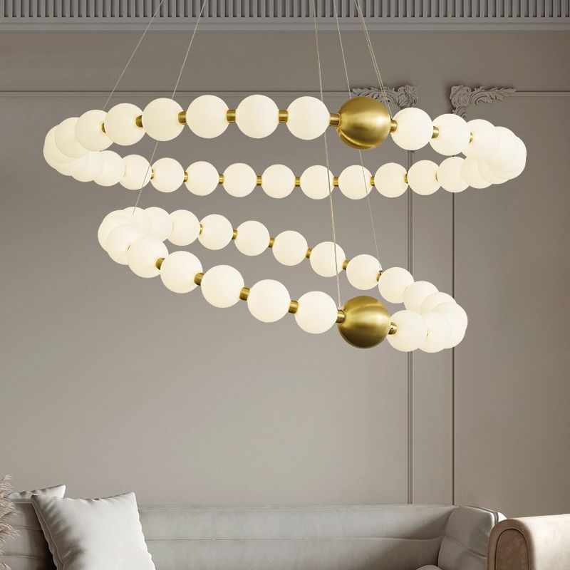 Modern and minimalistic design ceiling lamp for living room