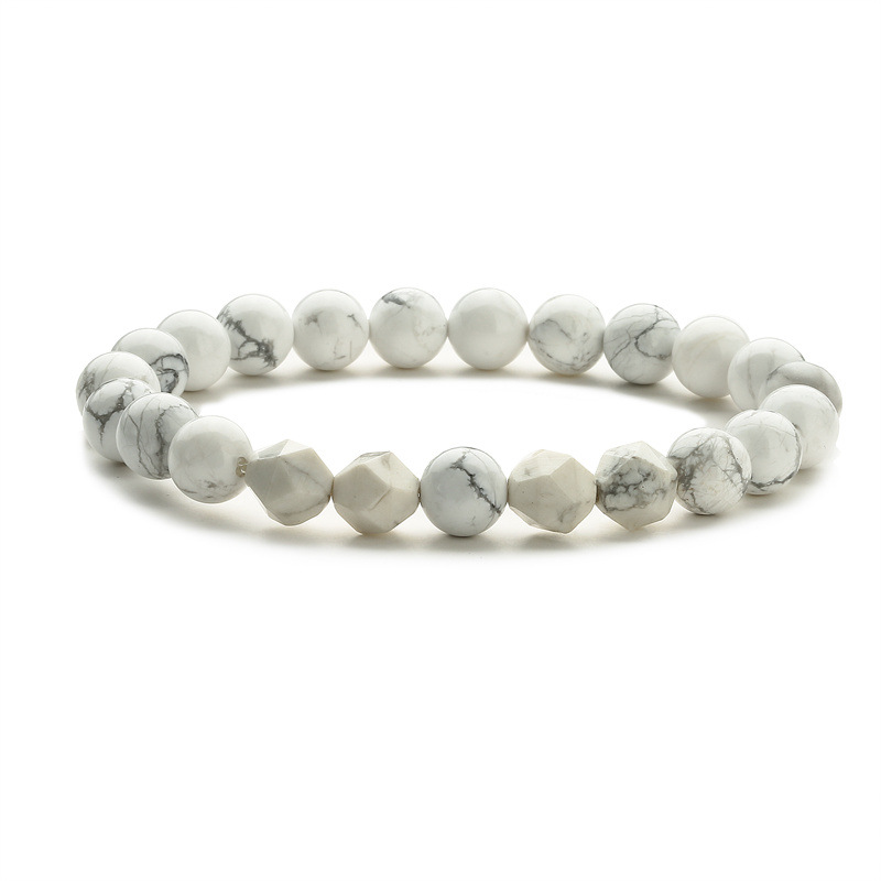 Pulsera transfronteriza europea y americana 8mm piedra de ojo de tigre cristal Rosa amatista cuentas de ágata roja pulsera elástica pulsera de cuentas pulsera