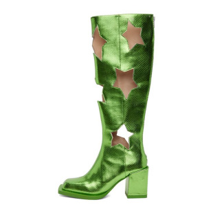 Platform Shoes Lolita Punk Diablo Cosplay Lolita Shoes Boots Cutout Boots