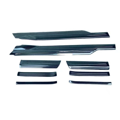 Decorative Bright Strip Exterior, Other Automotive Exterior Supplies - internal-and-external-sill-strips-carbon-fiber-pattern-stainless-steel