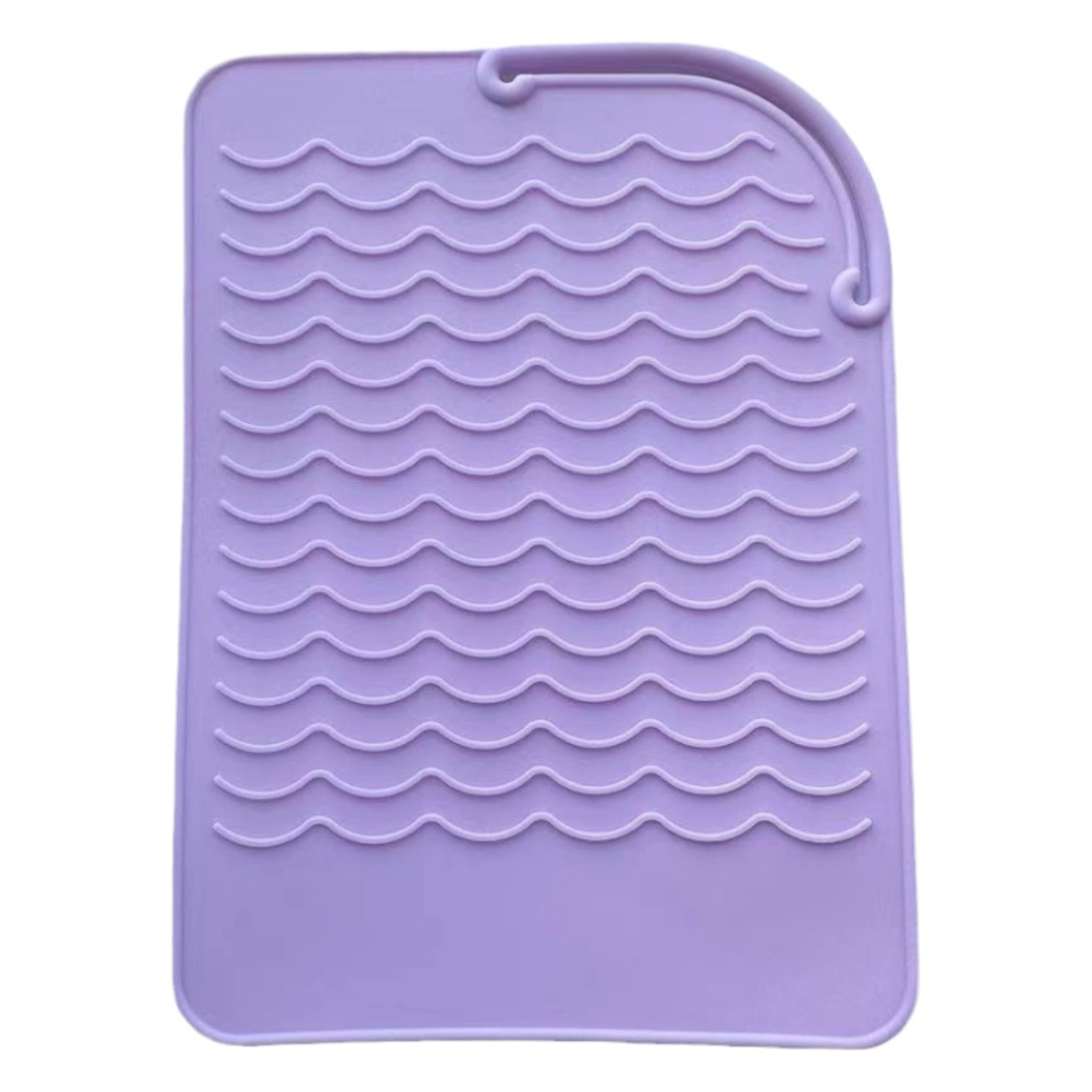 Rizador de pelo plancha de pelo perm stick almohadilla de aislamiento de silicona gran rollo perm almacenamiento antideslizante almohadilla de silicona