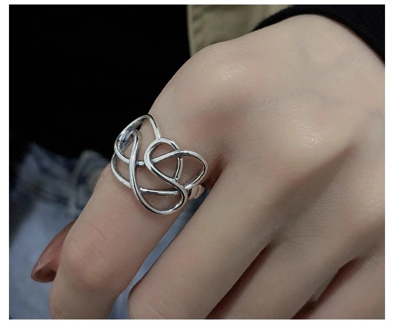 Vintage öppen ring influencer trend designsmycken_voghion.com