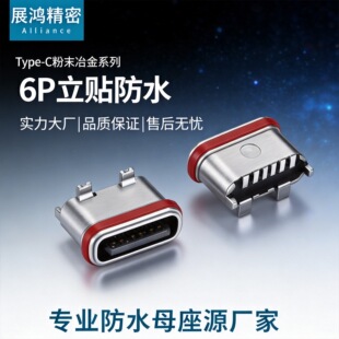 ���ط�ˮ�B���� TYPE C6P��ˮĸ��ֱ��ʽUSB�\�Ͻ��⚤IPX8ĸ�^
