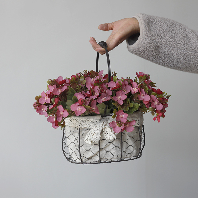 Artificial Hydrangea Bouquet For Wedding Home Table Decoration_voghion.com