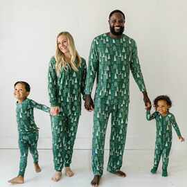 2021亚马逊ebay新款 欧美圣诞节亲子套装印花家居服睡衣两件套