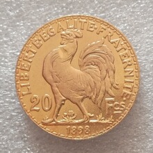 �¹Ź�ˇƷ����20Franc1898-1906�S�~僽����Q���N�o���