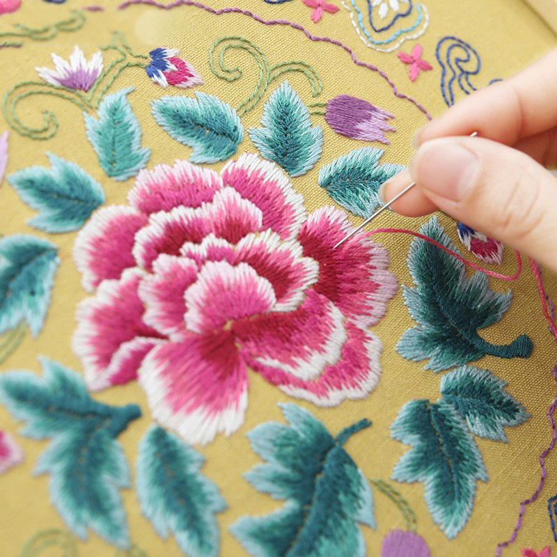 Bordado de dedo DIY paquete de material Lu Bordado mujeres embarazadas bordado colgando pintura punto de cruz Diamante pintura paquete de material de pintura