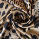2024 New 90 Sade Color Matching Size Leopard Print Square Scarf Sunscreen Toe Silk Scarf Decorative Scarf