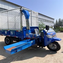 养殖牛羊11千瓦铡草机 三相电青贮铡切机 大型秸秆自动切段机