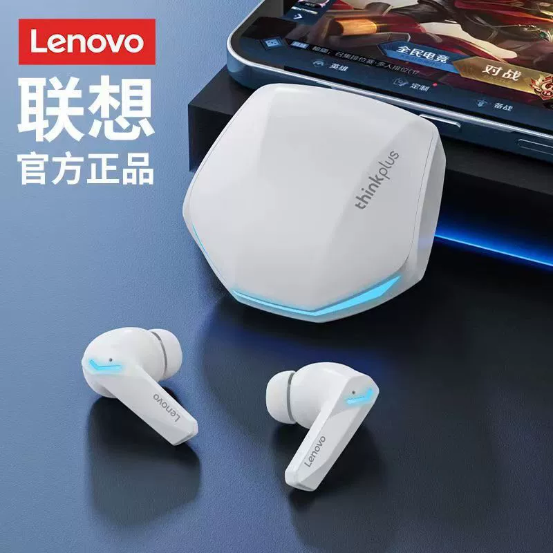 Игровая Bluetooth-гарнитура Lenovo thinkplus GM2Pro для киберспорта, беспроводная TWS-гарнитура с низкой задержкой и шумоподавлением