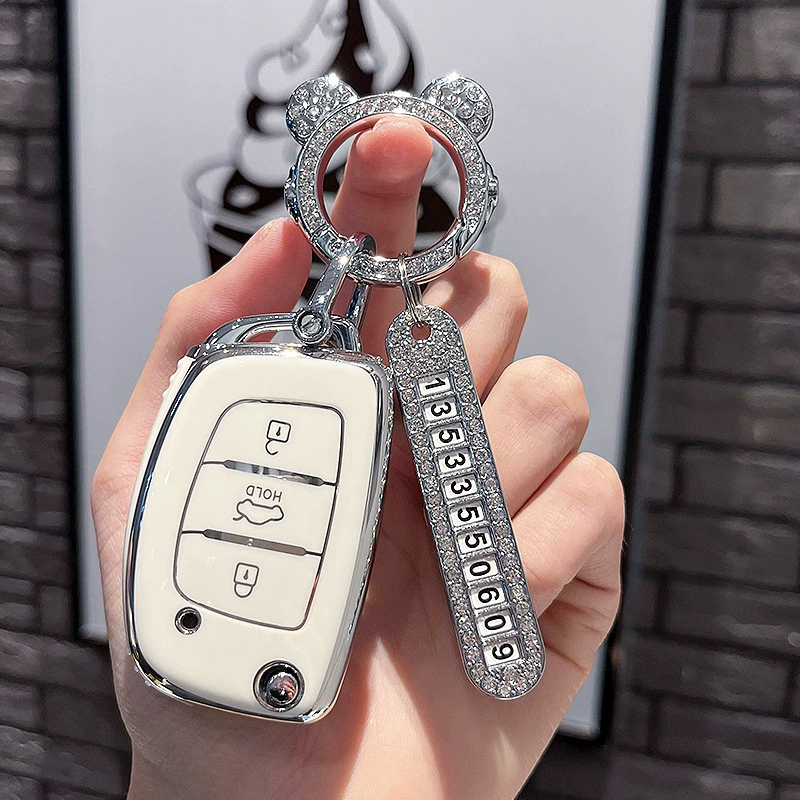 Подходит для кейса ключа автомобиля Beijing Hyundai Leading Car Key Case ix35 Picture IX25 Yuenasona Shengda Shell Bag