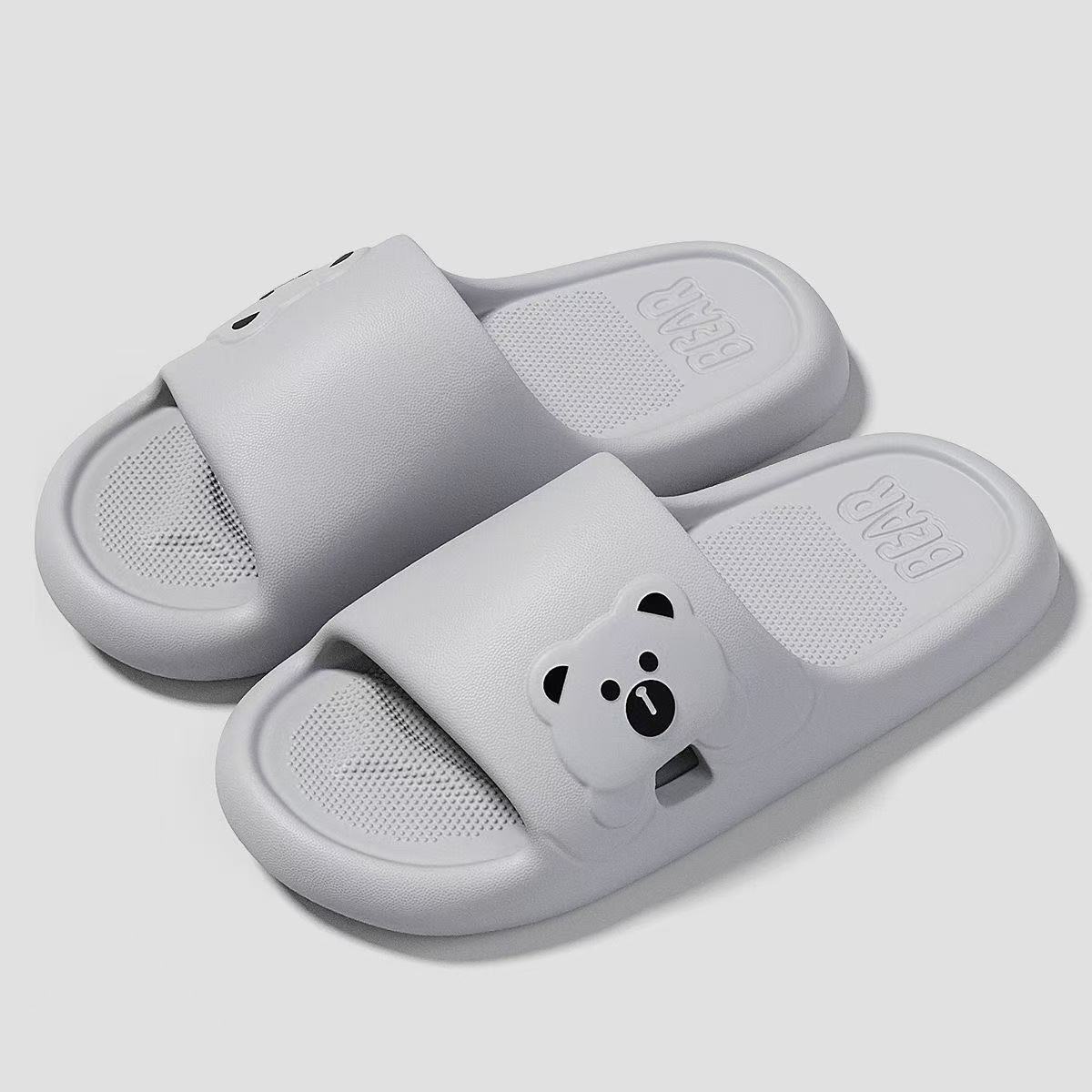 Zapatillas de mujer pareja gruesa baño en casa 333 cm interior zapatillas de verano zapatillas Eva