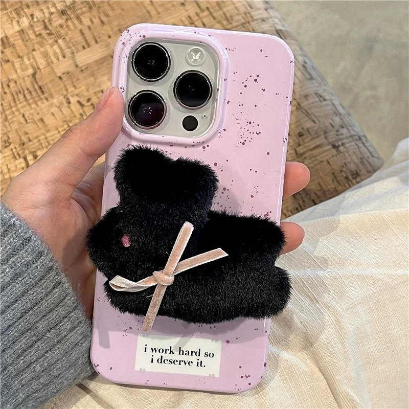 Apple, совместимый кролик, чехол для телефона, iPhone 13, трубка, английские буквы, iphone, 12promax