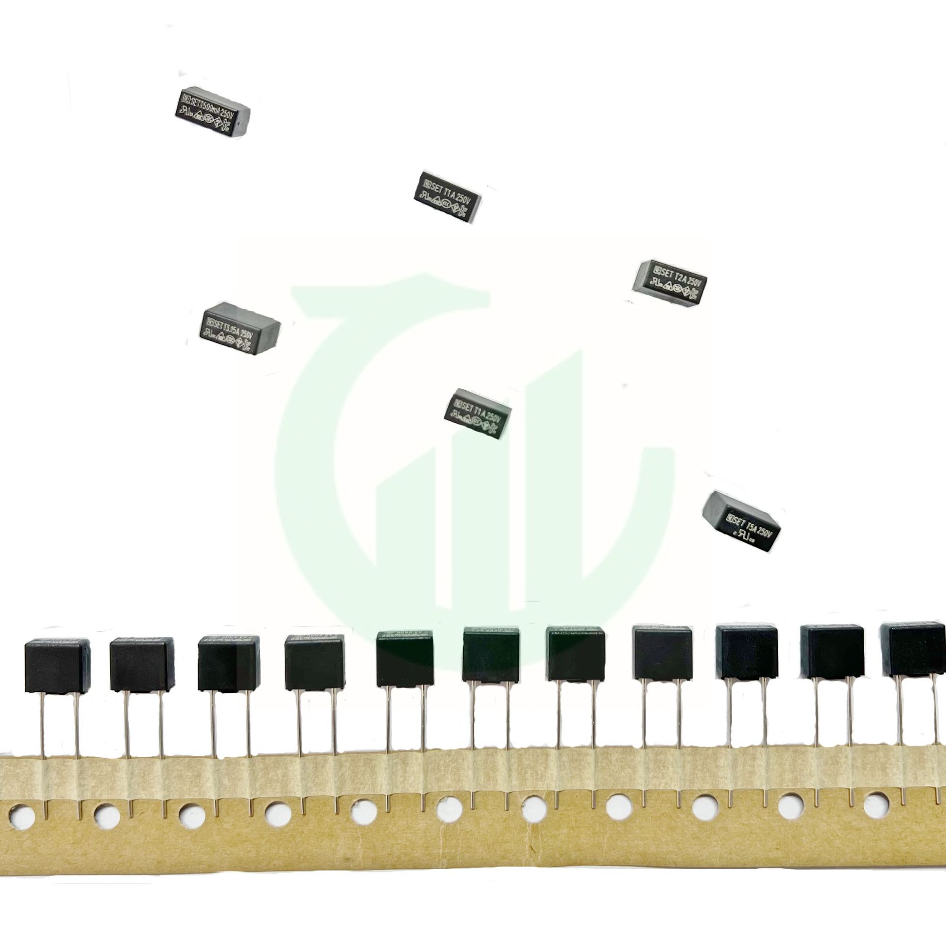 方形保险丝250V-10A塑封插件保险丝