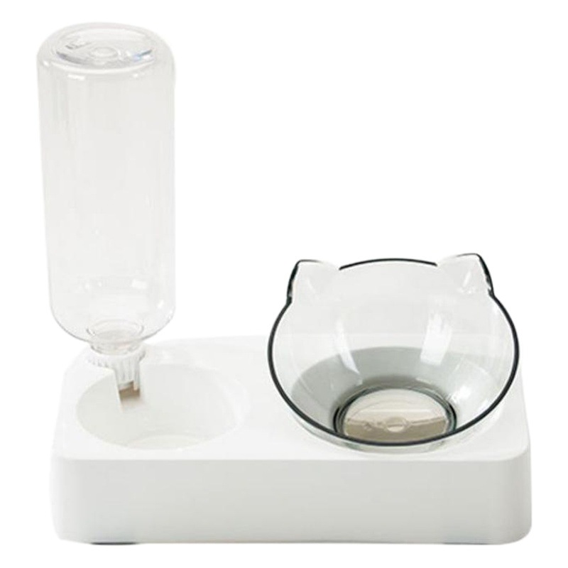 Perro Tazón perro tazón gato tazón doble tazón automático bebedero perro tazón gato tazón antidetonantes tazón de arroz suministros para mascotas