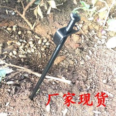 Export to Korea Thickened and Lengthened Steel Hardware Snow Peg Accessories 30CM Black Wholesale