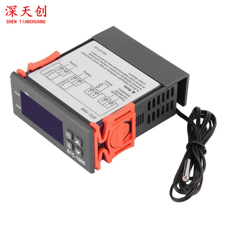 Temperature controller stc-1000 aquarium hatching seafood machine electronic digital Microcomputer temperature controller switch