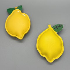 DIY ジュエリーバッグペンダントアクセサリー PU レザー綿充填レモンアクセサリー半完成キーホルダーバッグ