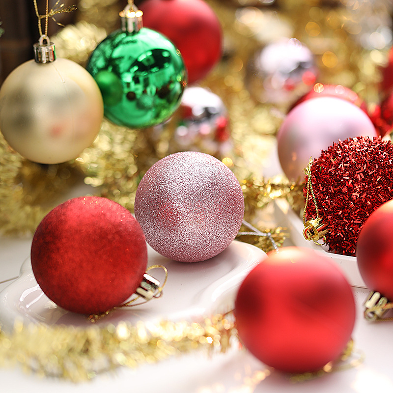 Bolas de Navidad de barril brillante colgante colgante bola colgante decoración de árbol de Navidad colgante galvanizado accesorios de decoración de Navidad diy