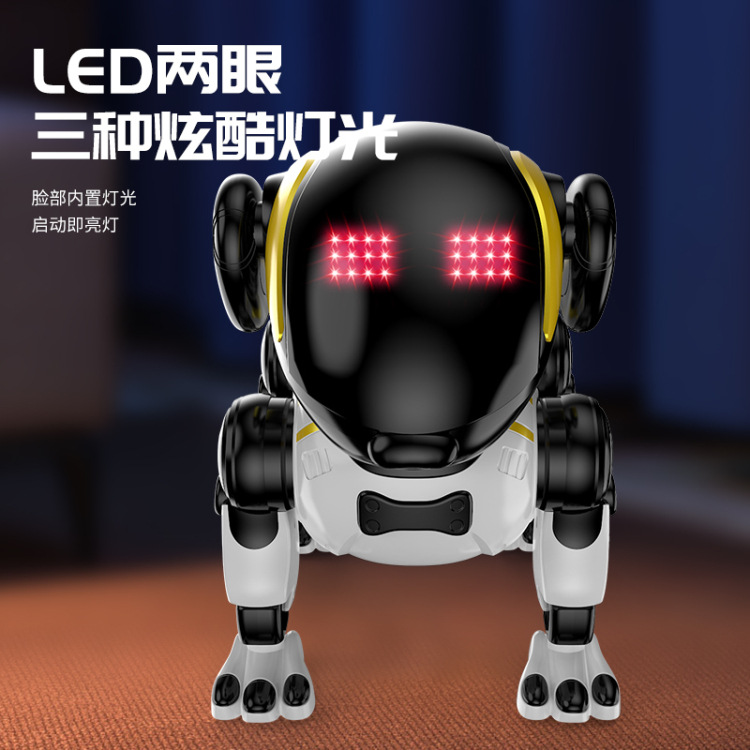 IQ0EM 2.4G perro robot de voz inteligente control remoto robot sensor táctil programación perro de juguete niño transfronterizo