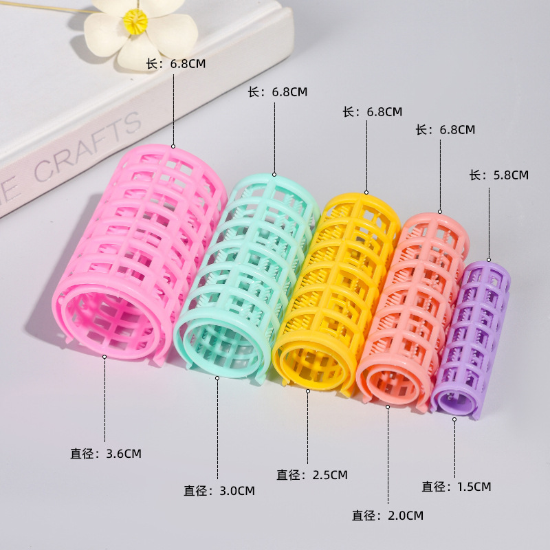 Factory direct supply does not hurt the hair of the mother air bangs curler bangs artifact lazy people with teeth plastic curler