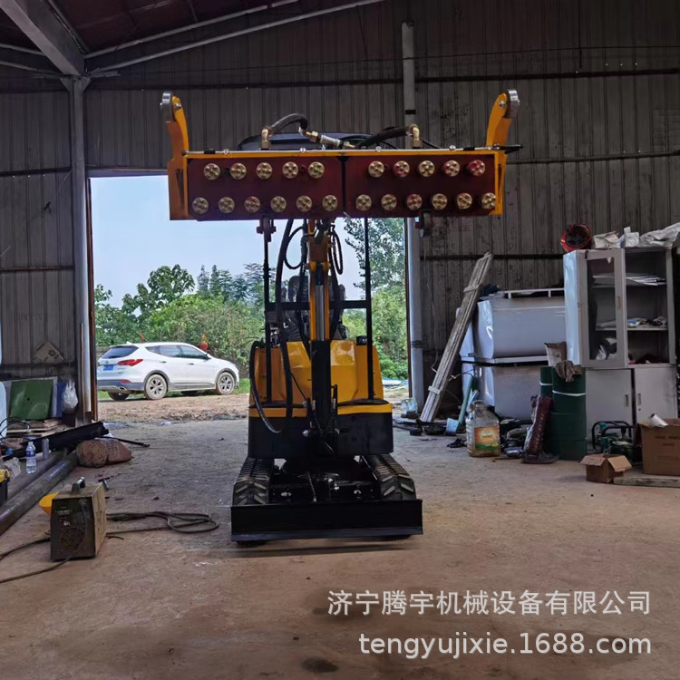 小座驾式履带式隧道凿毛机价 涵洞桥梁凿毛机 矮墙油电两用拉毛机