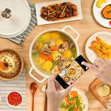 批发陶瓷珐琅锅铸铁家用燃气电磁炉炖锅砂锅煲汤锅炖盅不粘锅焖烧