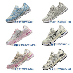 跨境亚瑟男女士GEL-NYC防滑耐磨拼接网面透气运动鞋跑步鞋Shoes