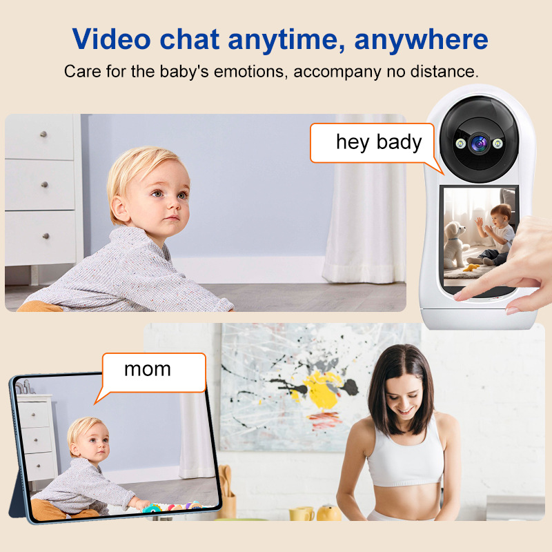 Monitoreo doméstico pequeño cámara de video de vigilancia WiFi intercomunicación de voz remota HD cámara inteligente