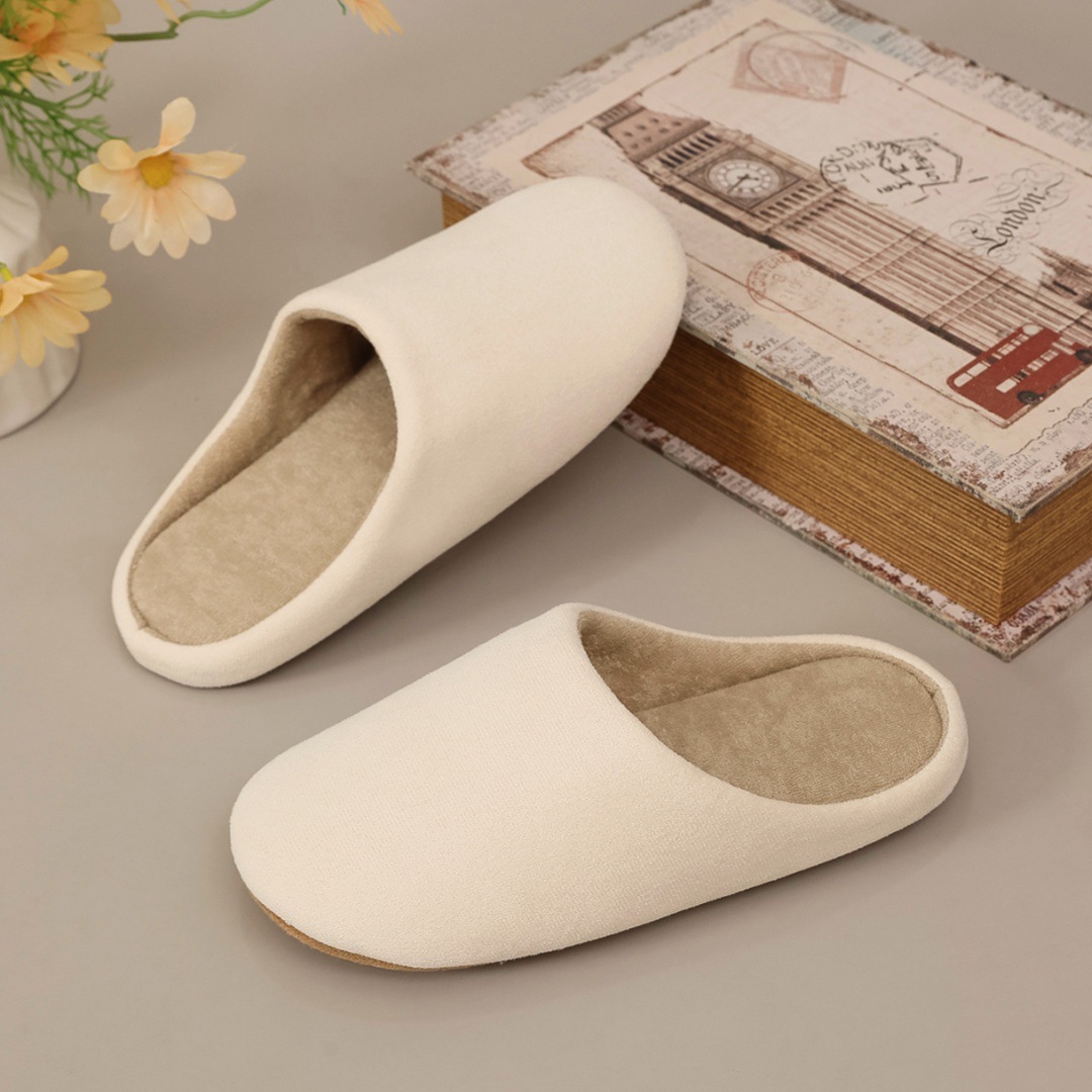 Pantuflas Silenciosas de Estilo Japonés de Algodón con Suela Suave Antideslizante