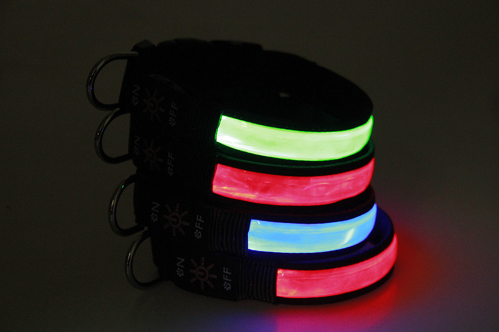 USB反光革发光项圈 (55)