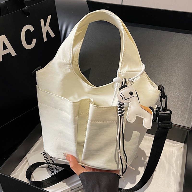 Borsa a tracolla da donna stile cestino casual moda western_voghion.com
