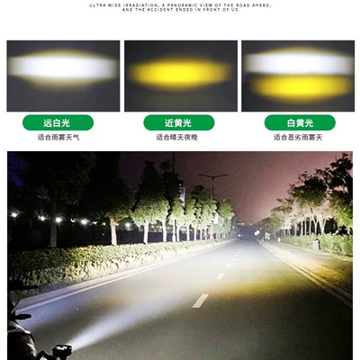 with white and – Motorcycle headlights, headlights