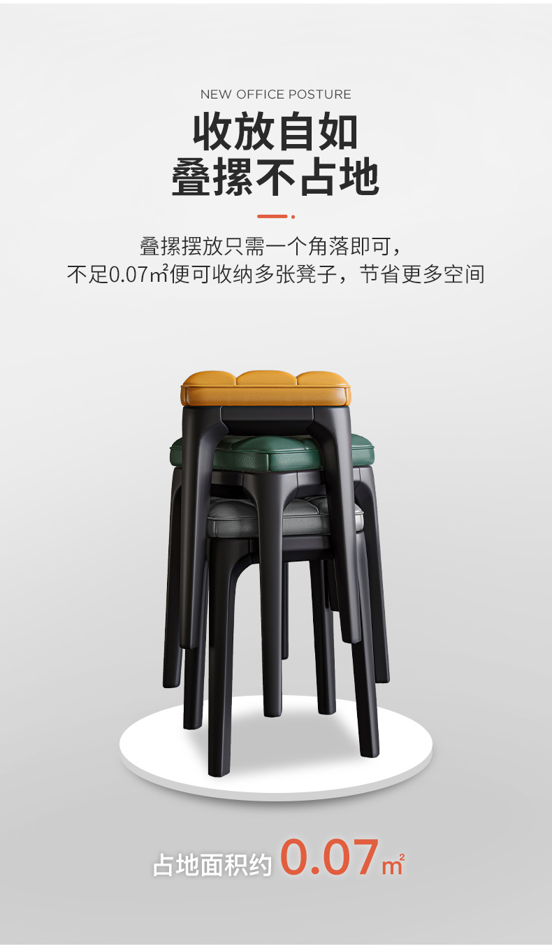 复制_餐椅家用塑料凳子加厚椅子软包高板凳可叠放.jpg