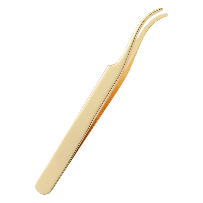 Pinzas de pestañas falsas rizador de pestañas de acero inoxidable ayuda de pestañas clip de cejas portátil clip de herramienta de Perm de pestañas