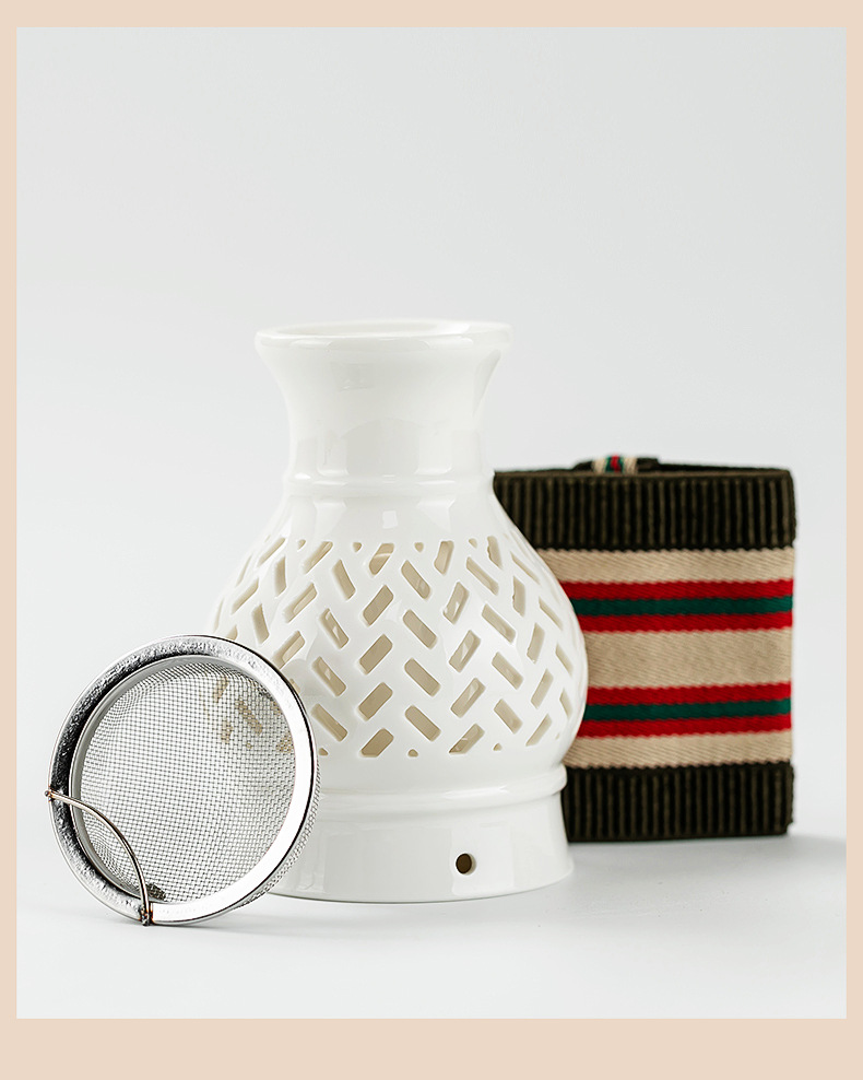 Ceramic Moxa Cup Gua Sha Tool White Porcelain Moxibustion Jar for Home Wellness Use preparation