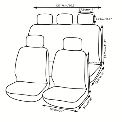 Car and Van, Fully Enclosed, Universal seat cover