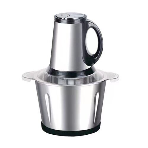 Foreign trade cross-border electric stainless steel meat grinder household commercial multi-functional three-speed cooking machine stuffing garlic complementary food