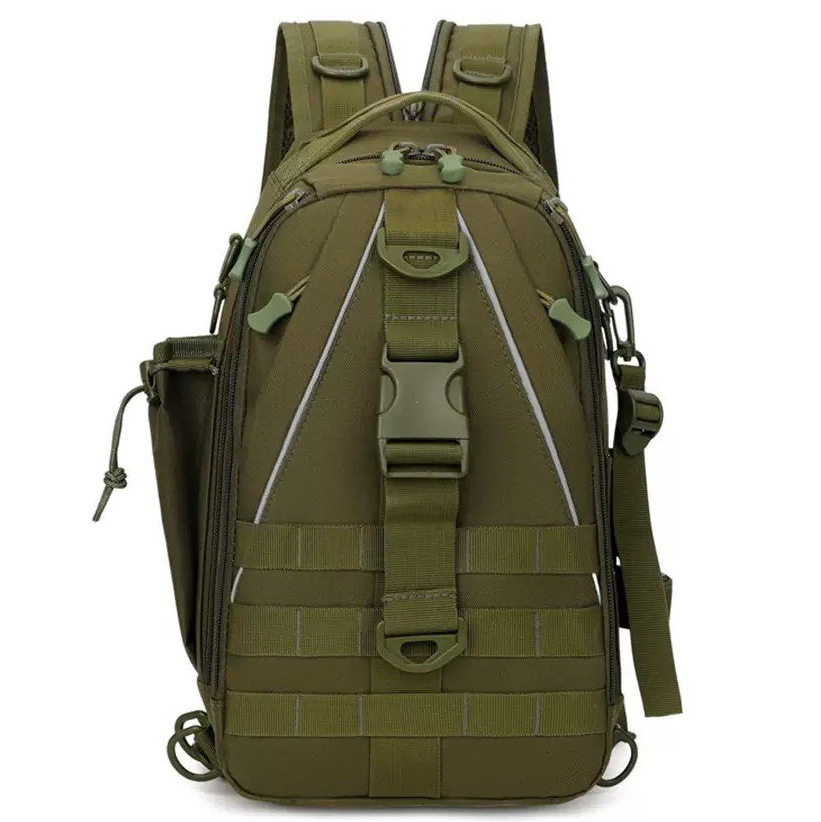 Bolso Táctico Multiuso para Caña de Pescar de Nylon Resistente al Desgaste para Pesca y Senderismo
