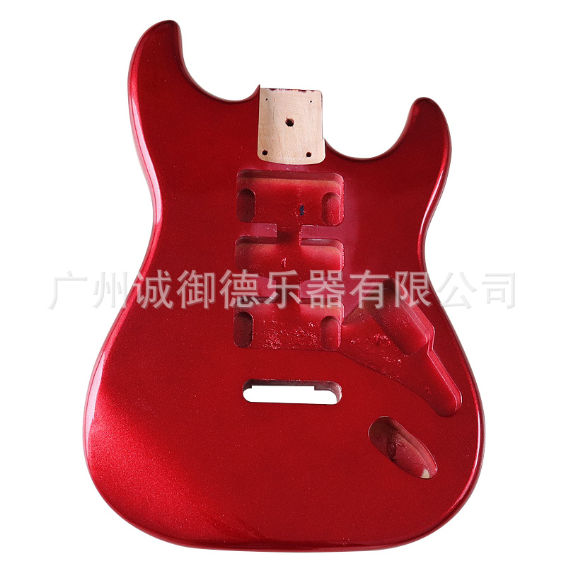 電吉他琴體日落色吉他琴身單搖吉他改裝樂器配件DIY電吉他琴身