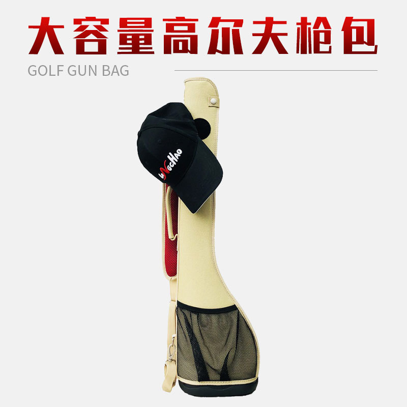 Transfronteriza Amazon Venta caliente bolsa de golf de gran capacidad bolsa de pistola de golf bolsa de club de golf de una sola pieza de entrega