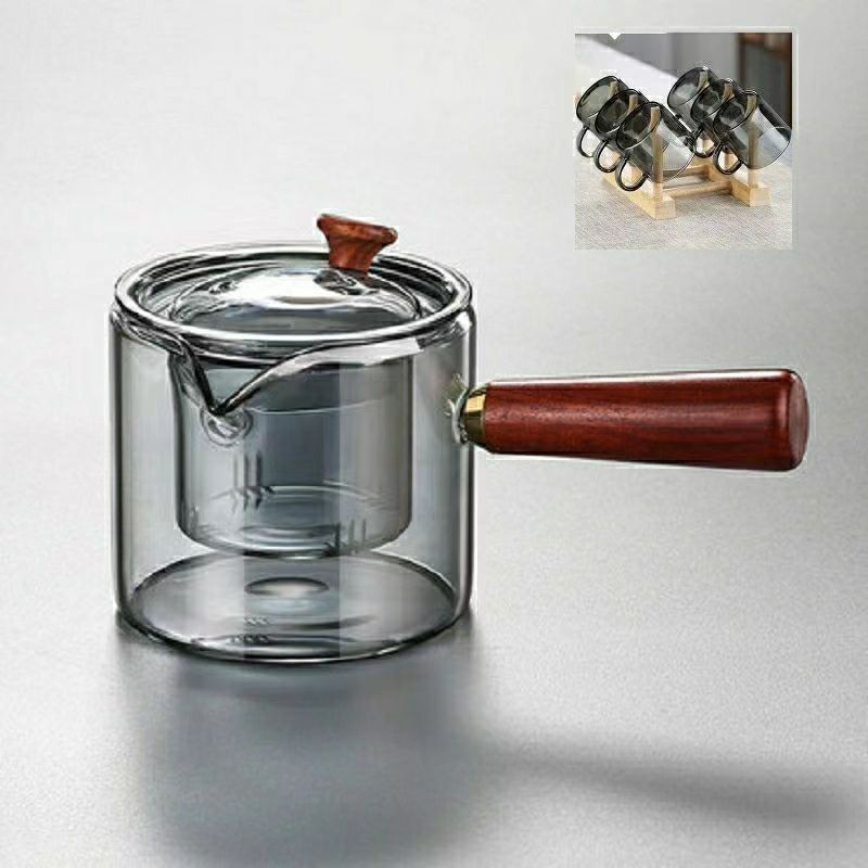 tetera de calor lateral de horno de cerámica eléctrica vidrio de alto silicio de silicio simple tetera de té doméstica resistente a altas temperaturas espesar té image 13
