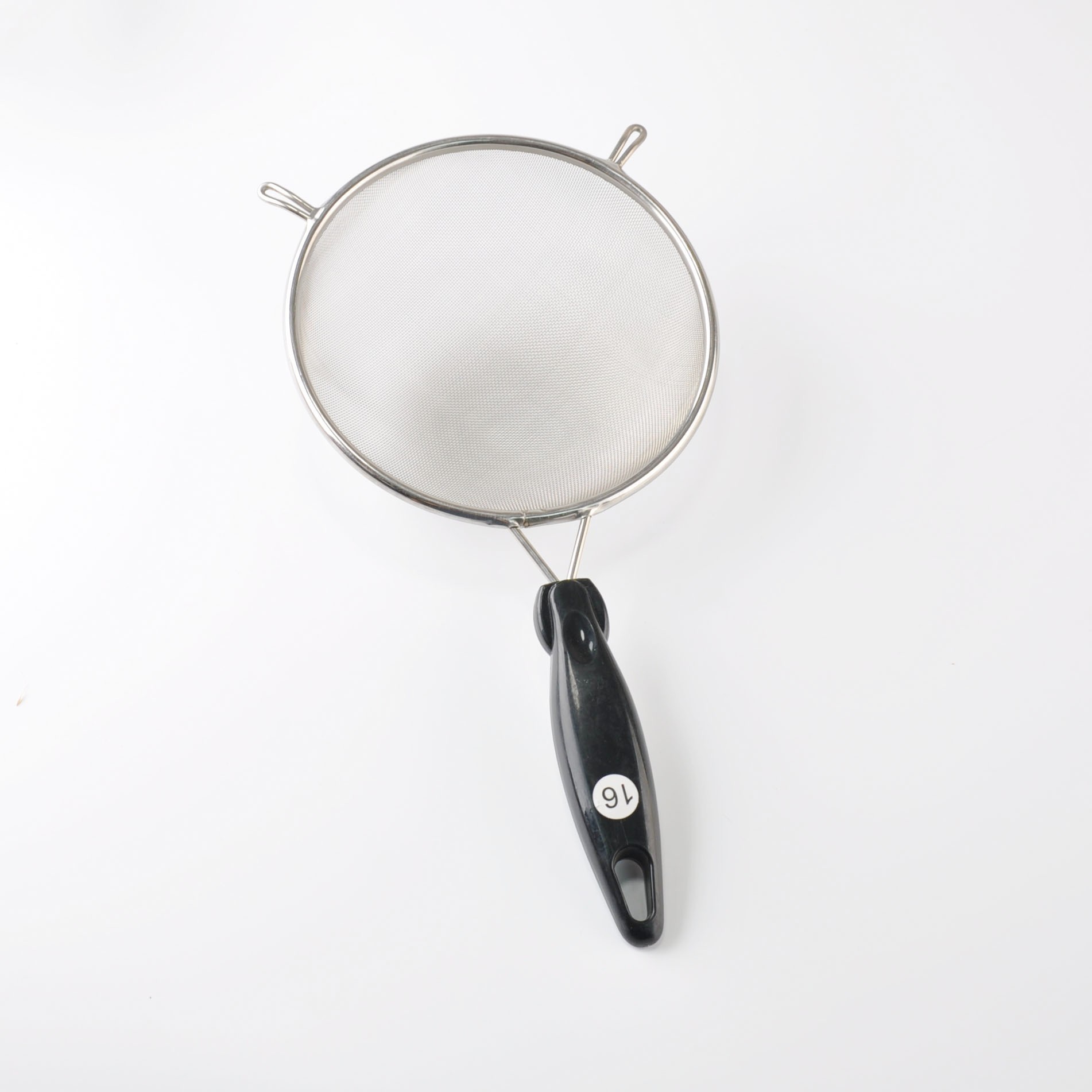 16 # 검은 색 플라스틱 핸들 나비 메쉬 누출