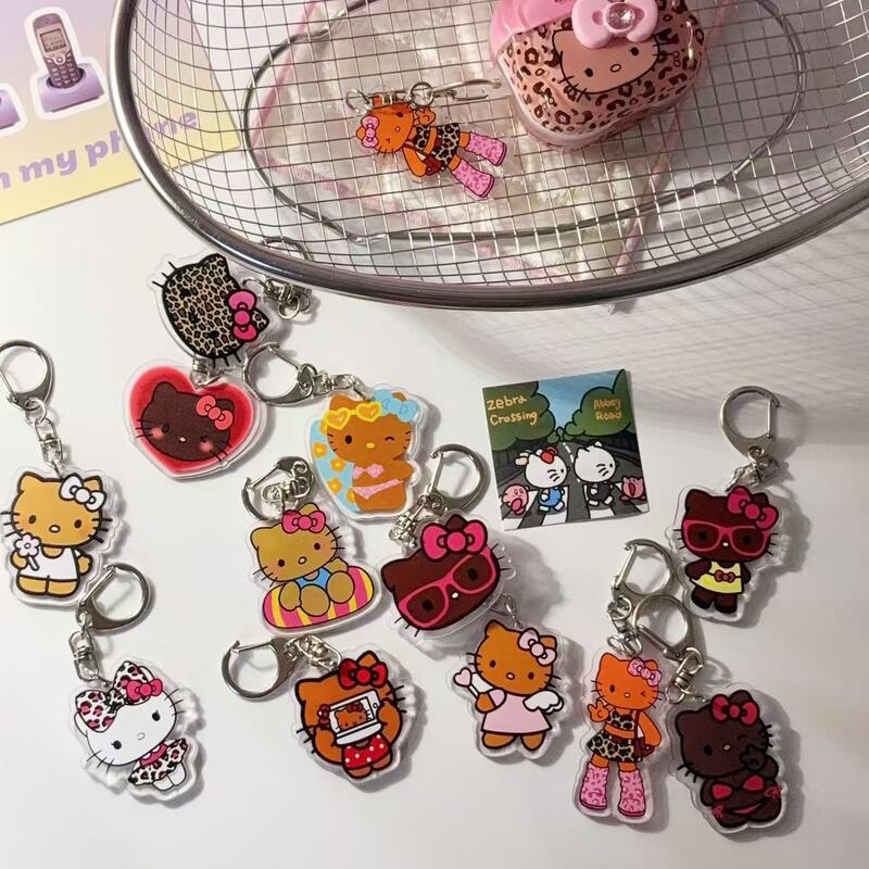 2026 Cute Summer Black Kitty Acrylic Keychain Phone Case Pendant AirPods Earphone Cover Decoration 2026 Cute Summer Black Kitty Acrylic Keychain Phone Case Pendant AirPods Earphone Cover Decoration