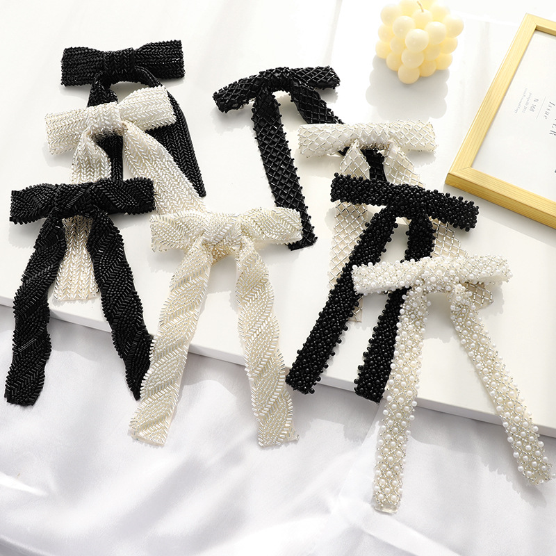 Elegant Sweet Bow Knot Arylic Cloth Hair Clip 1 Piece display picture 1