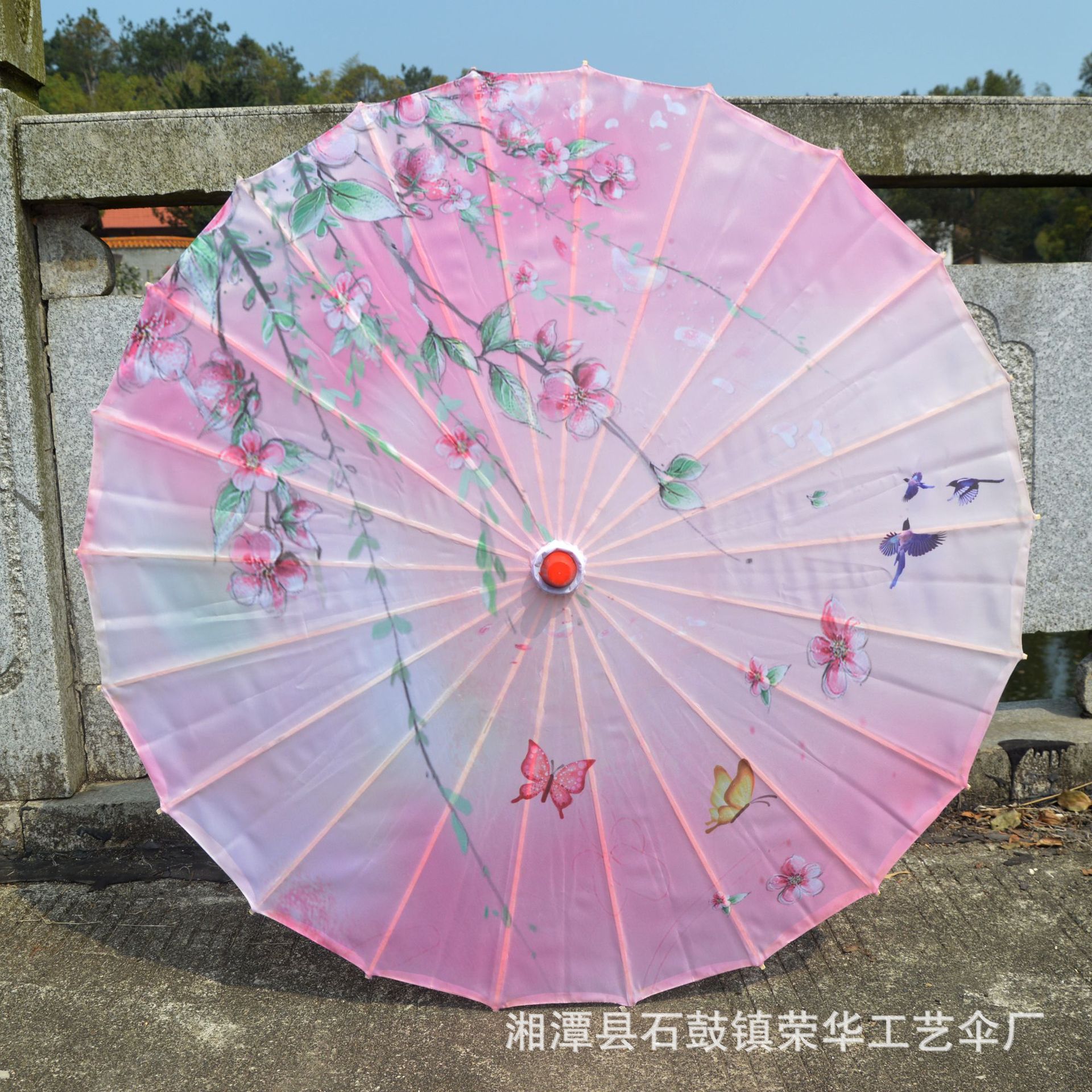 Directo de fábrica paraguas de papel aceitado techo paraguas decorativo femenino hecho a mano estilo antiguo danza hanfu paraguas de seda de estilo chino lote